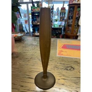 Vtg Brass Bud Vase